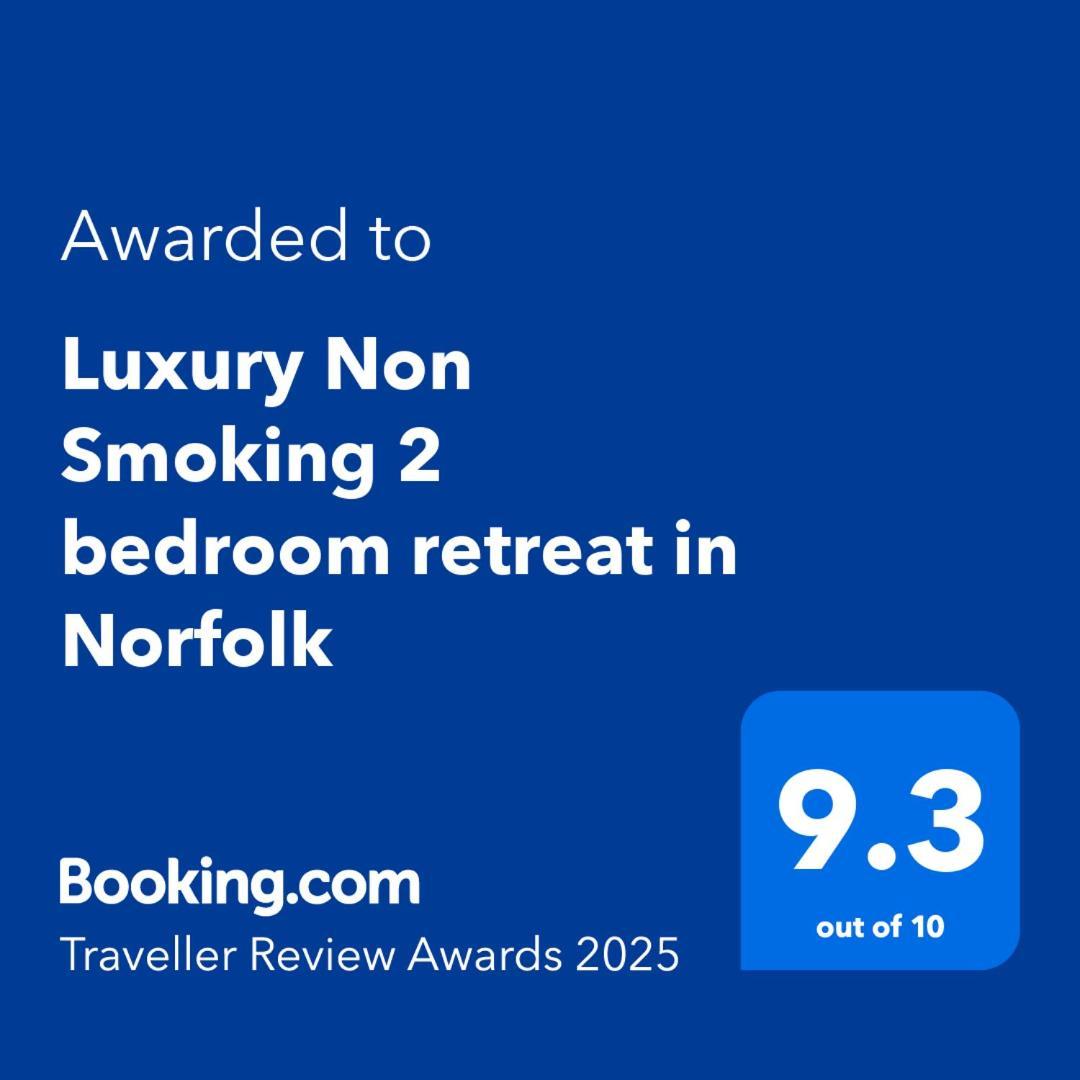 Luxury Non Smoking 2 Bedroom Retreat In Norfolk Attleborough Extérieur photo